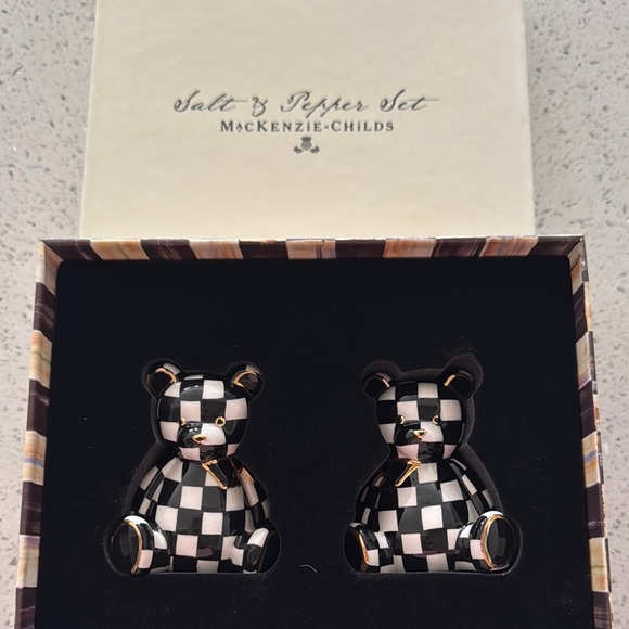 MacKenzie-Childs Other - NWT MacKenzie-Childs Ceramic Salt & Pepper Set